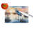Blue Heron Setting Sun Glass Cutting Board