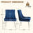 Velvet Upholstered Side Chair With Silver Legs-5490005-58014390