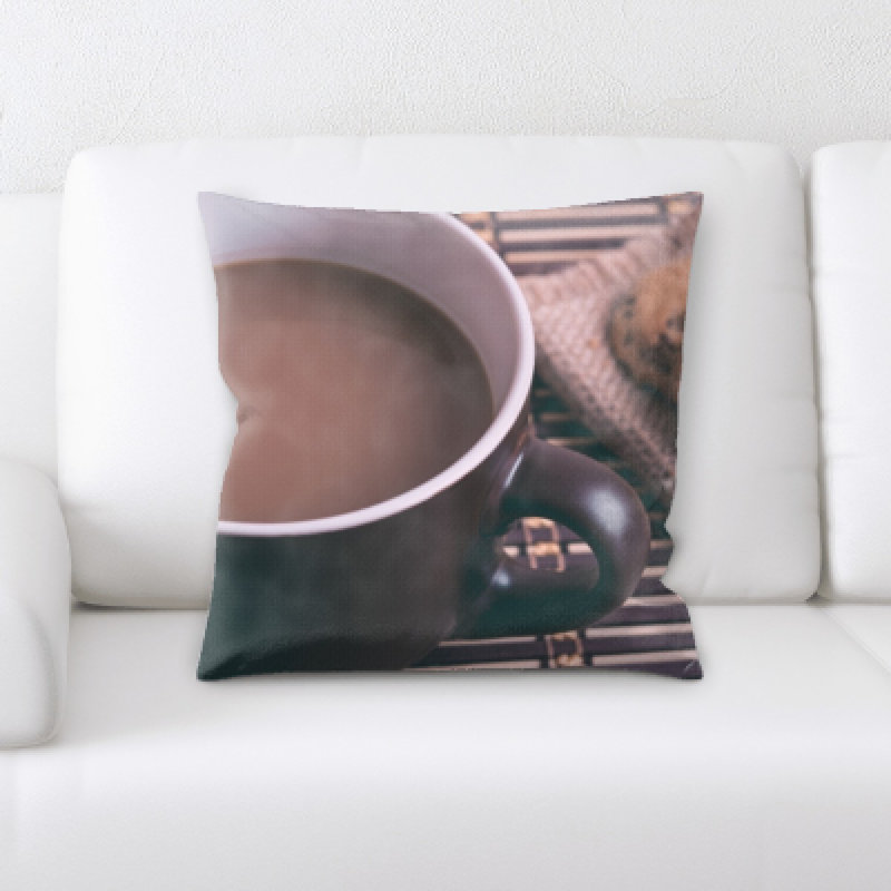 Microsuede Throw Pillow