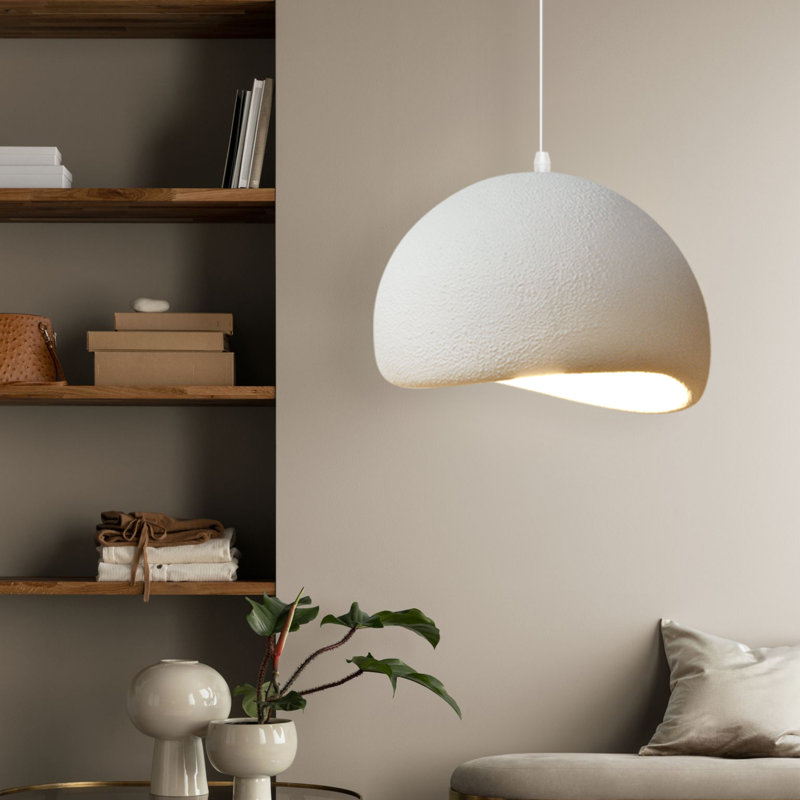 Adewale 4 - Light Drum Pendant, 25cm H x 40cm W x 40cm D
