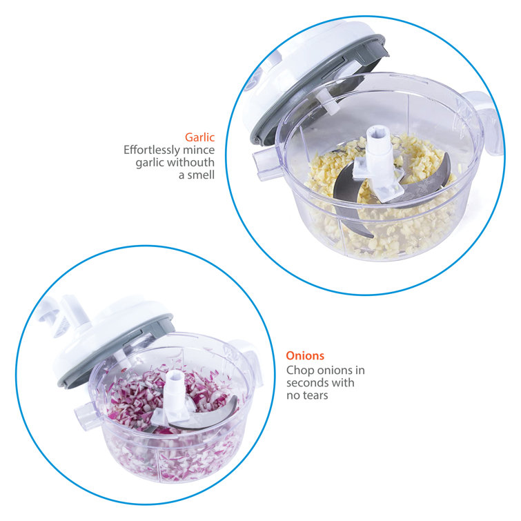 Kitchen + Home 7 in 1 Manual Food Processor