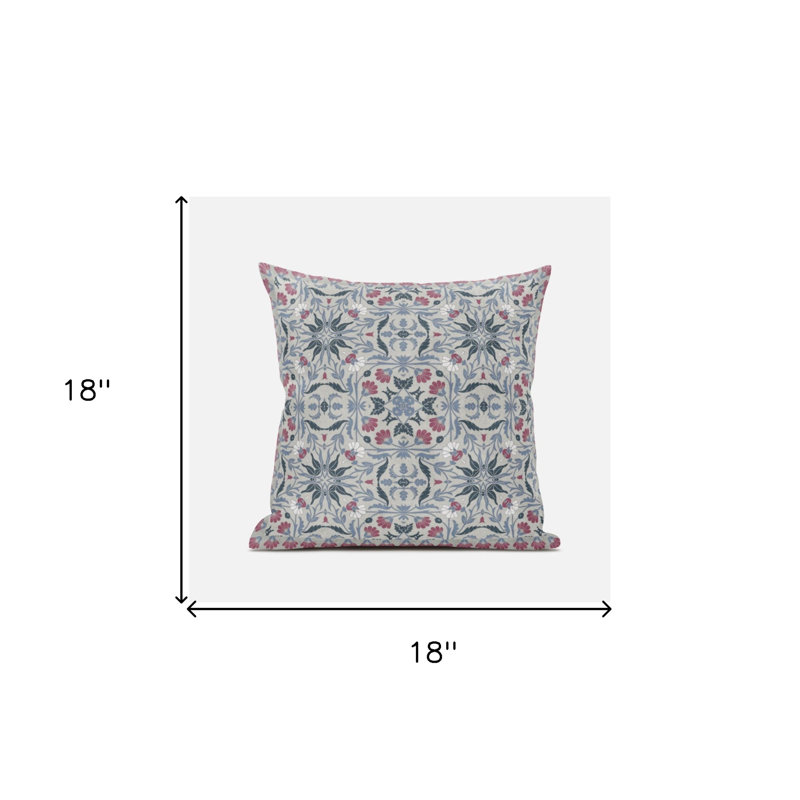 Coussin 18 po x 18 po, Gris/beige