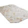 Saranda Geometric Hand-Stitched Leather Area Rug in Camel