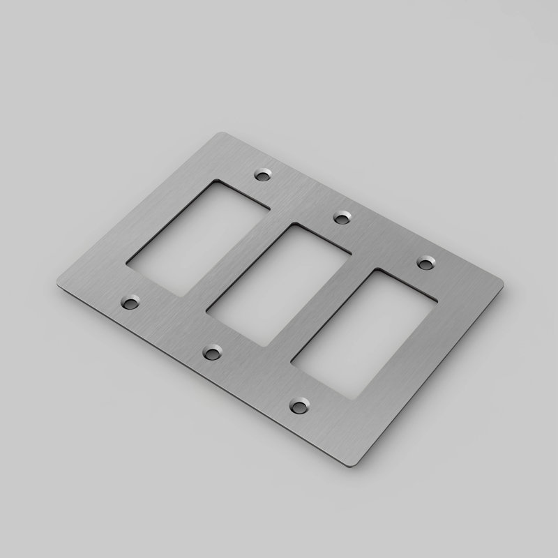 Plaque 3 G / sans logo, Acier