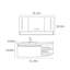 Armoire de salle de bain Nordic-110869962