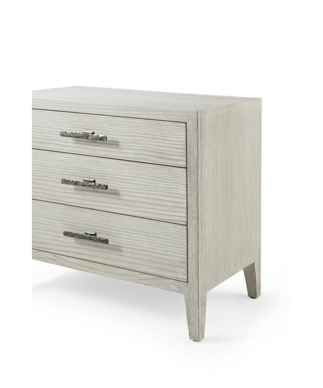 Breeze 3 - Drawer Solid Wood Nightstand