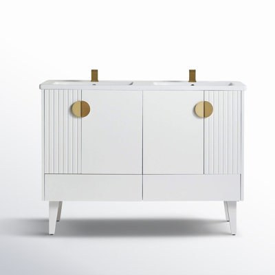 Saimah 47.25'' Double Bathroom Vanity