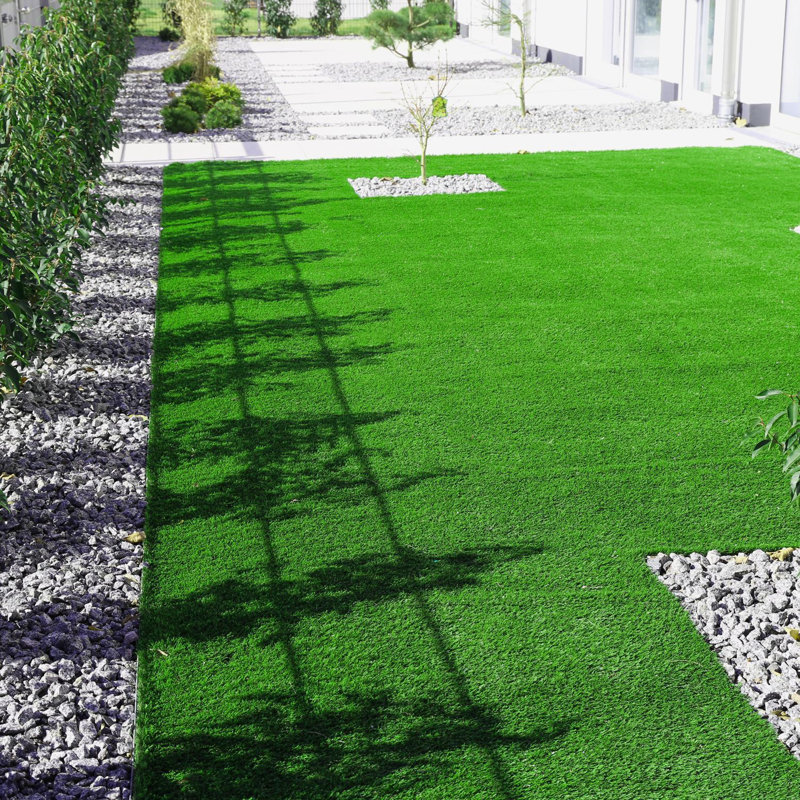 Dakota Fields Outdoor UV Resistant Artificial Grass Set of 7
