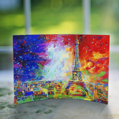 Mélange de Cota Tour Eiffel, impression sur acrylique courbée Paris
