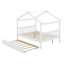 Lit en bois avec couchette-589625167
