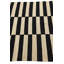 Tapis noir et blanc Jessen