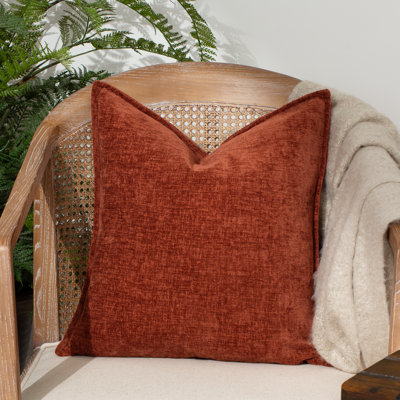Buxton Brown Square Throw Cushion