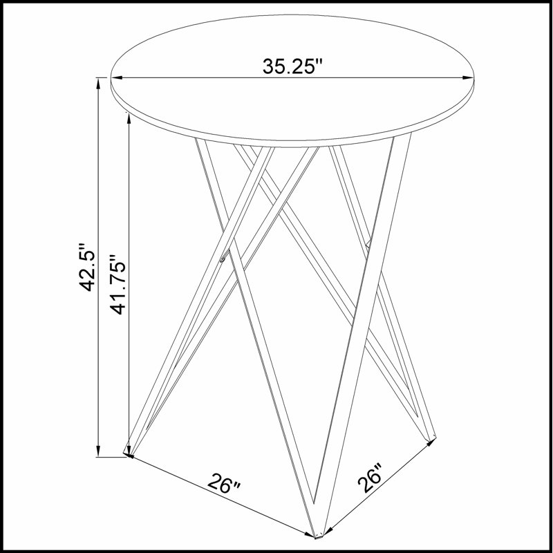 Table de bar Halverson
