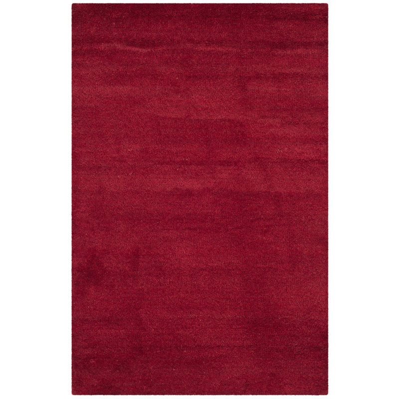 Frann Hand Tufted Wool Solid Color Rug, Rectangle 2' x 3'