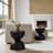 Solid Pine Wood End Table With Natural Grain-1966545892