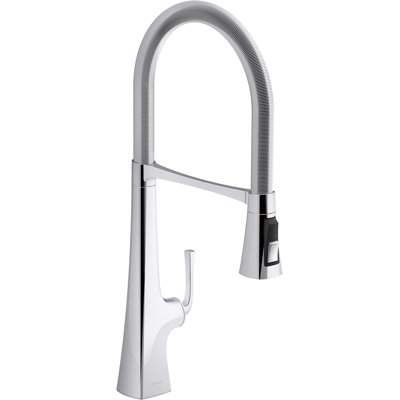 Graze Single-Handle Semi-Professional Kitchen Sink Faucet With 24-5/16-In Spout