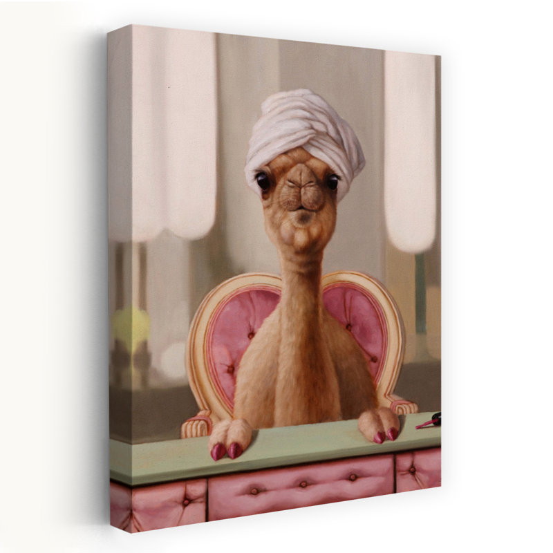Camel Toe - Animaux, fantaisie urbaine et pop surréalisme humoristique, H 24 po x l 16 po
