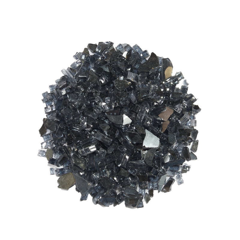 Reflective Fire Glass Filler, Gray