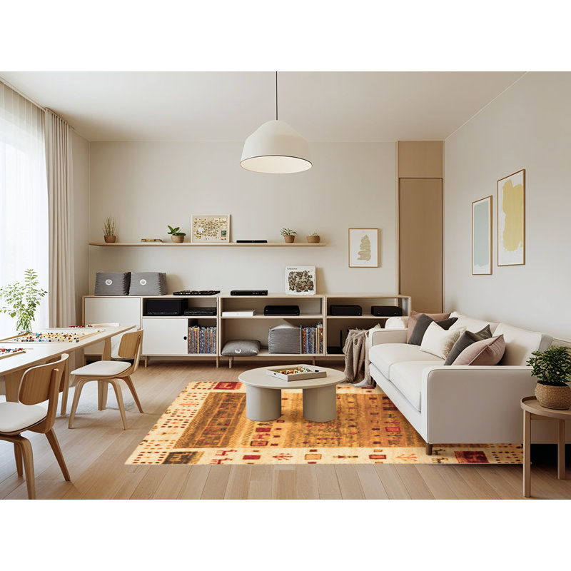 Eyas Abstract Indoor Rug, Rectangle 7' x 9'