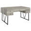 Bureau d'écriture à 4 tiroirs Sonoma Grey Driftwood
