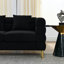 Canapé modulaire en L de 81,5 pouces, 5 coins pour différents endroits. Simplifiez le design moderne avec des formes légèrement incurvées et des pieds métalliques. Structure en bois massif durable. 3 coussins décoratifs. 250 lb par
