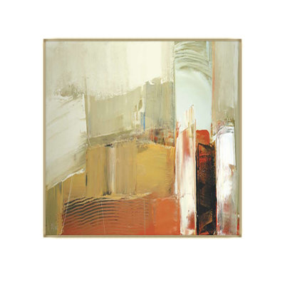Neutral Illusions - Single Picture Frame Painting