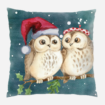 Canvas Outdoor Reversible Throw Pillow