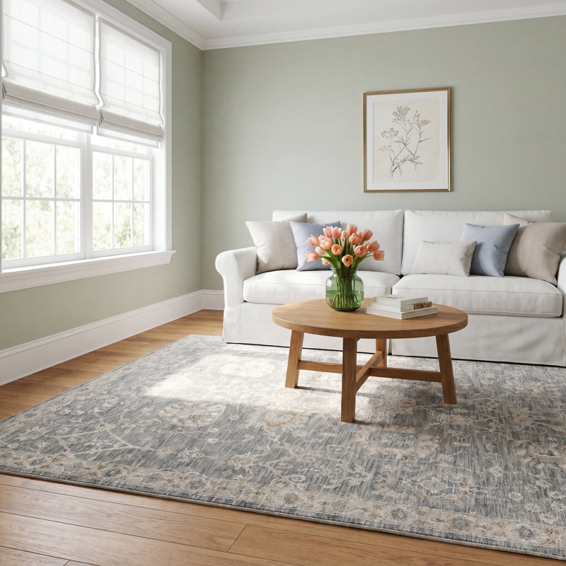 Conlan Oriental Indoor Rug, Round 5'