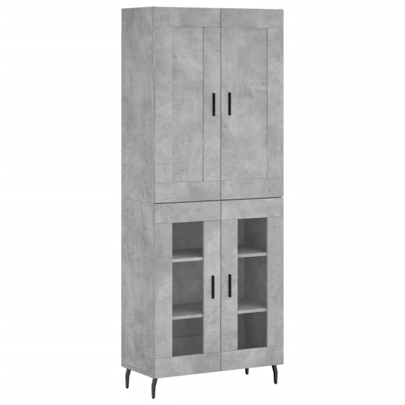 Bhupender 69.5cm Sideboard, Concrete Grey