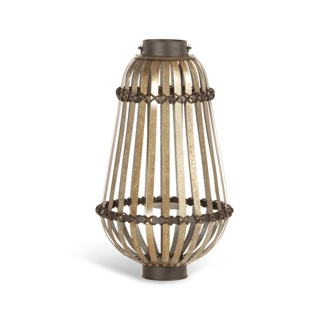 Avery 25'' Aluminum Floor Lantern Inspired Visions