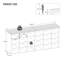 Shoe Storage Bench with Padded Seat, Shoe Rack Bench with 18/24 Open Compartments, Adjustable Shelves, Shoe Cabinet Storage with Cushion for Hallway Living Room, Bedroom-2054106648-2054839132