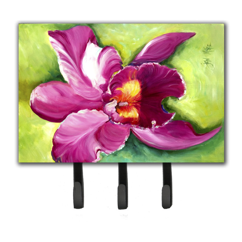 Porte-clés orchidée