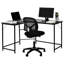 Humberto L-Shaped Steel Writing Desk-657793212-657795282