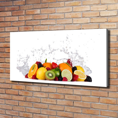 Fruit And Water - Wrapped Canvas Print
