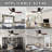36 In. Black Indoor Ceiling Fan With Light Remote Control, Quiet Dc Motor 3 Abs Blade Ceiling Fans 6-Speed Levels