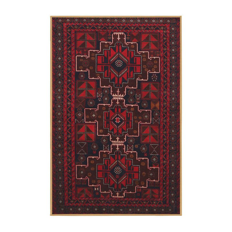 Oriental Indoor Rug, Rectangle 4' x 6'