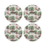 Leopard Walk Pebble 16" Vinyl Placemat