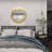 Aluminum Metal Handmade Live Edge Room Wall Mirror