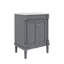 Meuble-lavabo chic 24 po avec lavabo sur le dessus et armoire de rangement à 2 niveaux-46375571-46375588