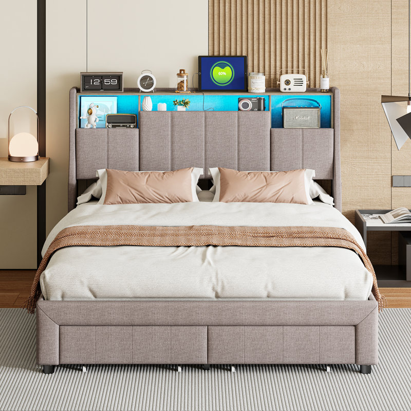 Storage Bed, European Kingsize (160 x 200 cm)