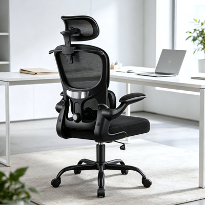 Baram Home Office Ergonomic Mesh Task Chair with Headrest