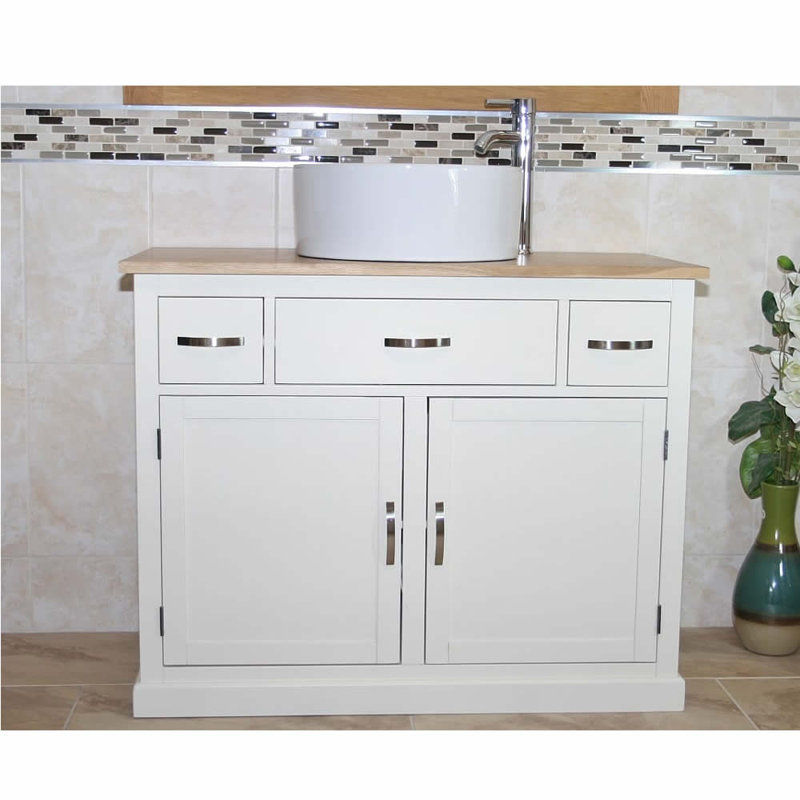 Ryley 1000mm Single Bathroom Vanity with Vessel Ceramic Basin