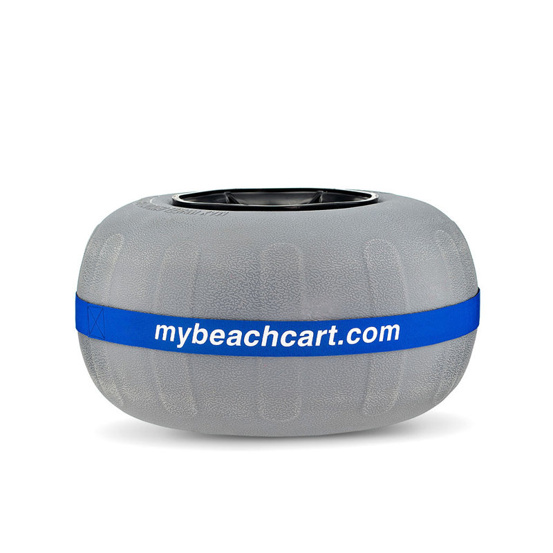 My Beach Cart®, le chariot de plage pliable breveté de qualité supérieure avec des ballons pour le sable