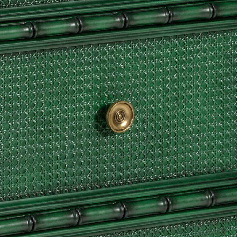 Borneo 4 Drawer Standard Dresser, Emerald
