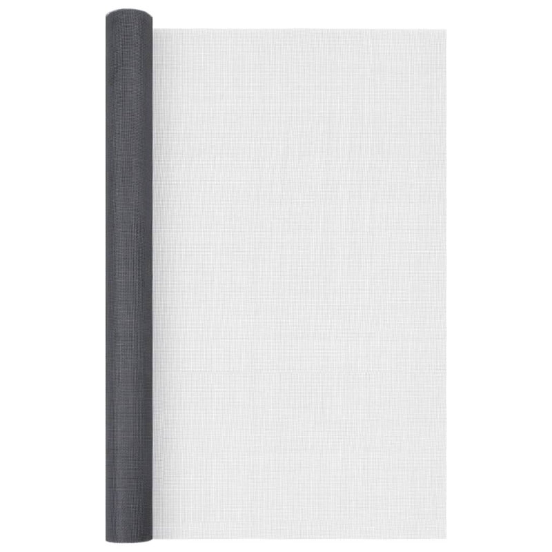 Porte moustiquaire moustiquaire insecte moustiquaire bricolage rouleau de fibre de verre multicolore, Gris