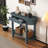 Elegant Retro Console Table With Curved Design And Smooth Glaze-123005111