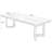 Nut-Brown Rectangular Solid Wood Dining Table-1168798829