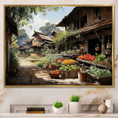 Décoration murale du village thaïlandais I - Thaïlande