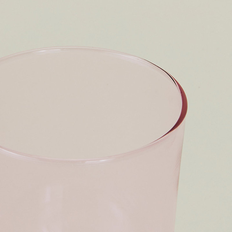 Verrerie essentielle, Verre à vin sans pied, Rosé