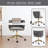 Mercer41 Jaelei Velvet Conference Chair-492700146